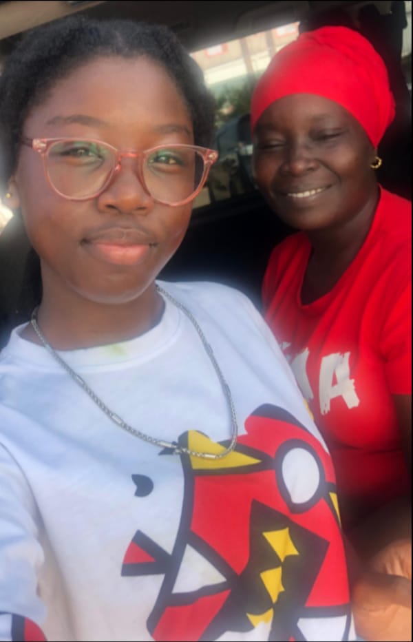 My mom and I are thankful