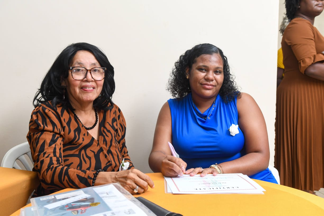 The coach and a student