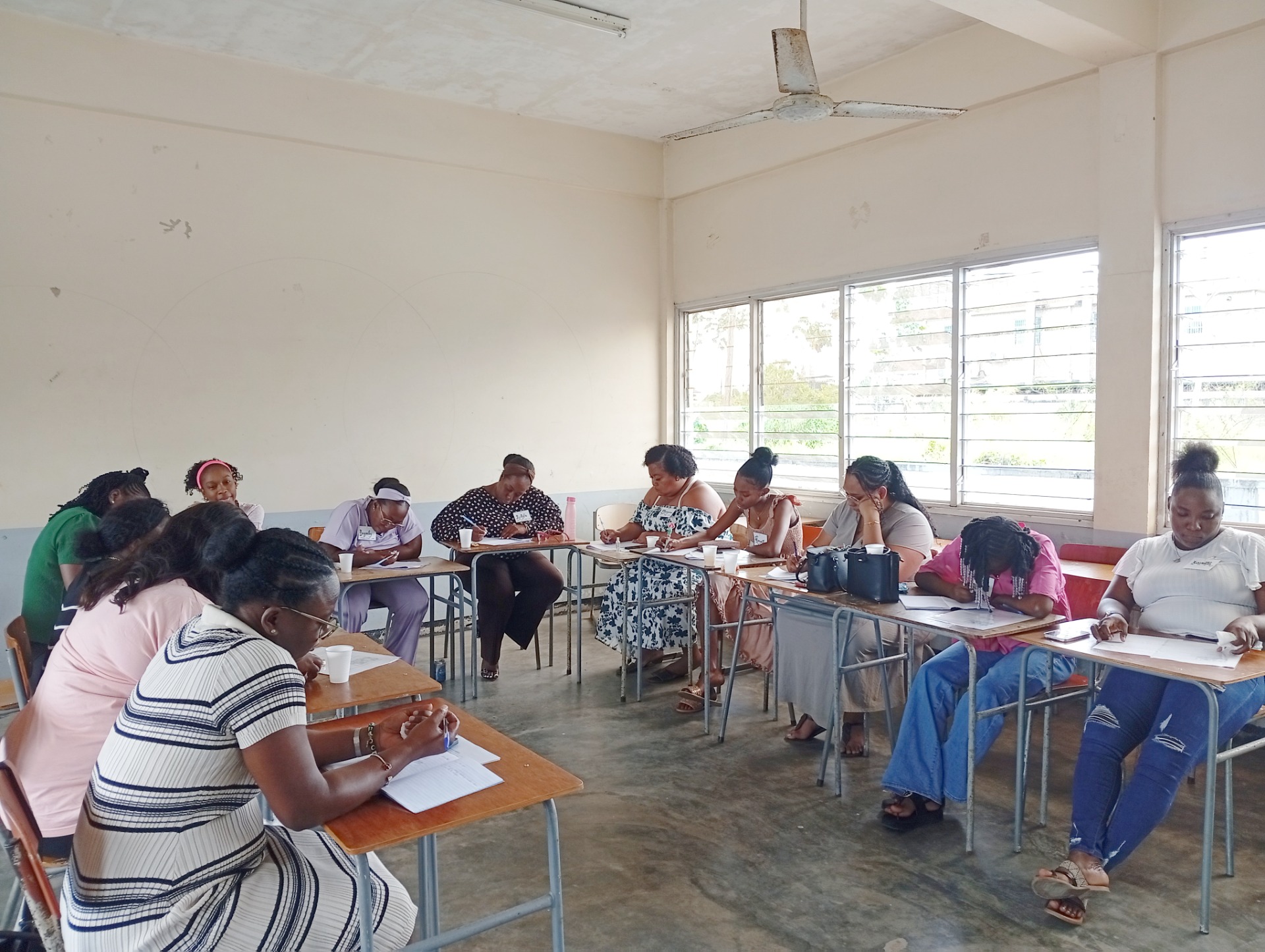 Older students and mothers of some students learn about mental health